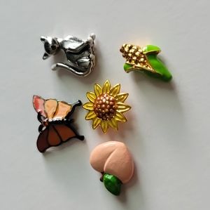 🌻Origami Owl Charm Set